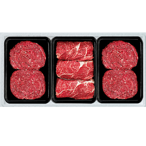 1+등급 명품 감사한우 등심세트1호[1.2kg] (불고기 400g*2 + 등심 400g*1)