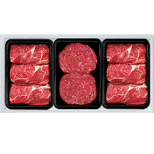 1+등급 명품 감사한우 등심세트3호[1.2kg] (불고기 400g*1 + 등심 400g*2)