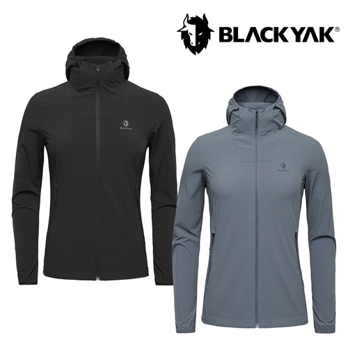 [블랙야크] 25SS 트레일러닝 여성 소프트쉘 자켓 1BYJKSU516 (블랙,쿨그레이)