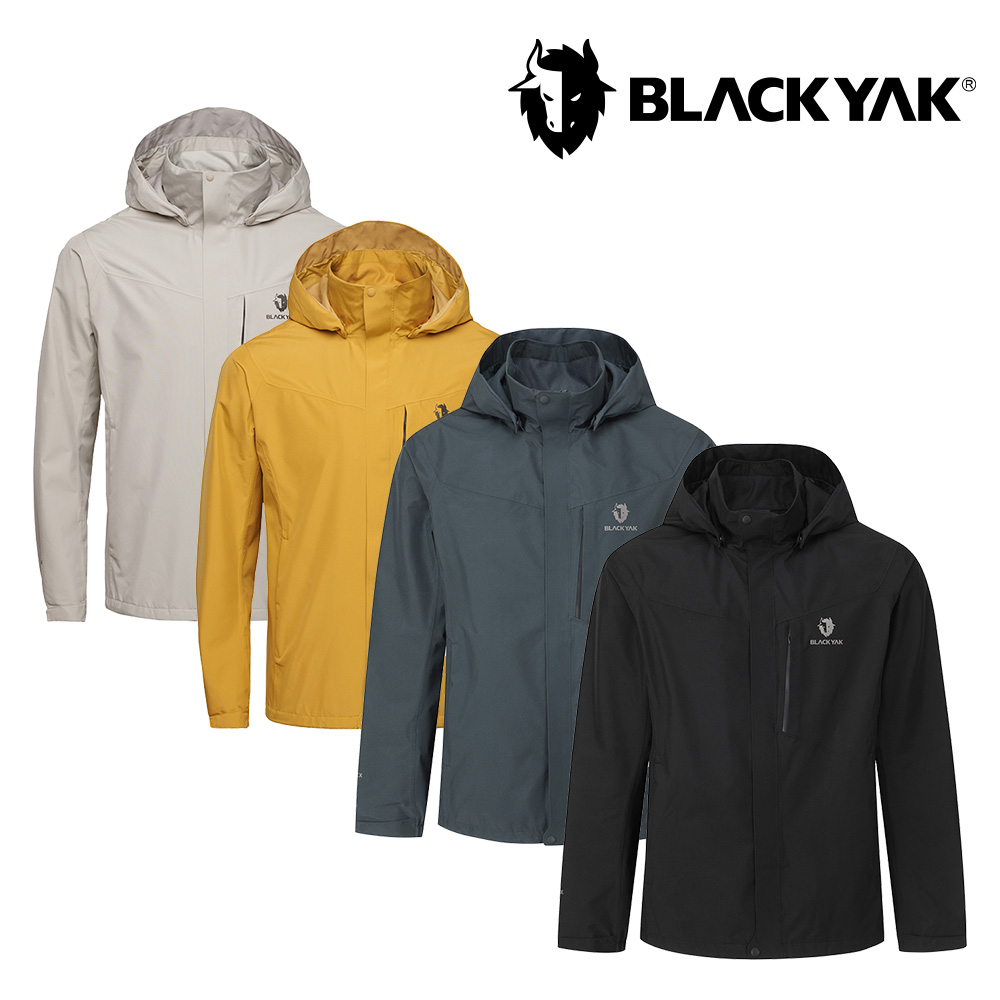 [블랙야크] 25SS 남성 카눈 GTX 자켓 1BYGJSU001 (실버베이지,소프트옐로우,청록색,블랙)
