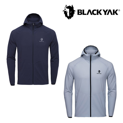 [블랙야크] 25SS 남성 스트레치 에어홀 자켓 1BYJKSU010 (블랙차콜,실버)