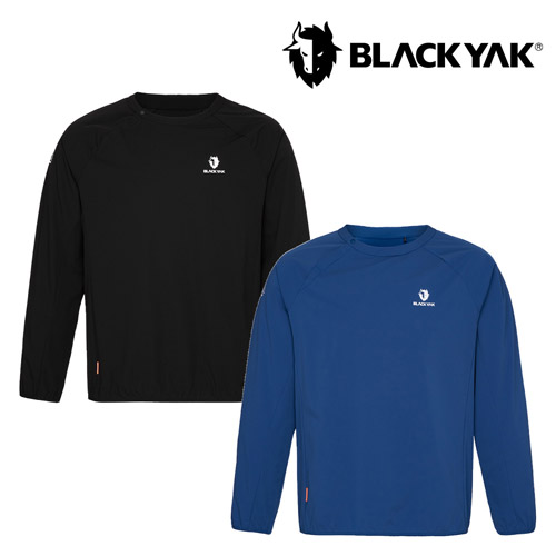 [블랙야크] 26SS 공용 트레일러닝 컴포트 우븐 맨투맨 1BYRTSV901 (블랙,소프트인디고)