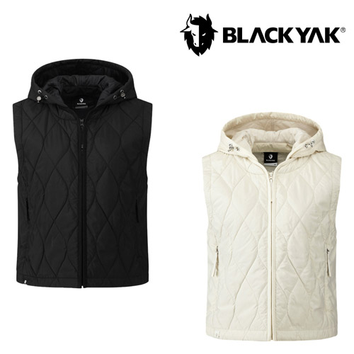 [블랙야크] 26SS 여성 어반트래커 트윈스 수퍼웜 후디 패딩 베스트 1BYPDSV502 (블랙,에크루 택1)