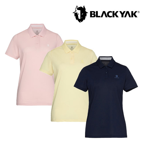 [블랙야크] 26SS 여성 아이스넥 카라 반팔티 1BYKTMV503 (라이트핑크,라이트옐로우,바이올렛네이비 택1)