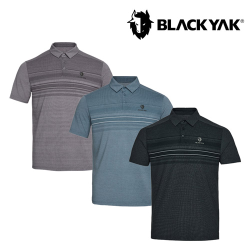 [블랙야크] 26SS 남성 슈피체 스트라이프 카라 반팔티 1BYKTMV004 (라일락핑크,라이트블루,블랙차콜 택1)