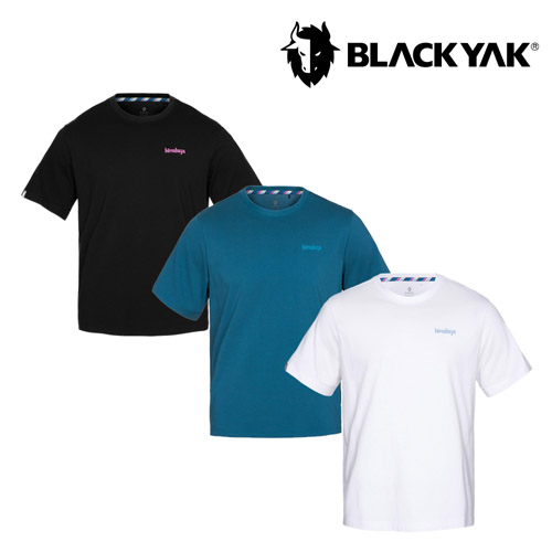 [블랙야크] 26SS 공용 히말라야 수피마 그래픽 반팔티 1BYRTMV906 (블랙,M씨,화이트 택1)